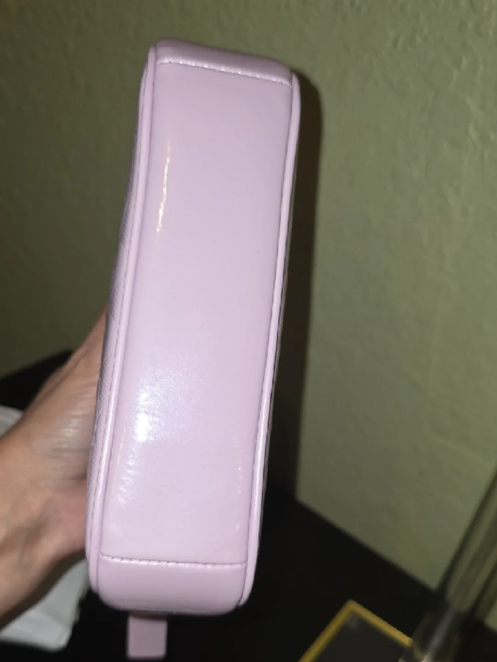 Coach Lavender/Purple Patent Mini Wristlet with Chain Strap - NWT - Picture 9 of 13